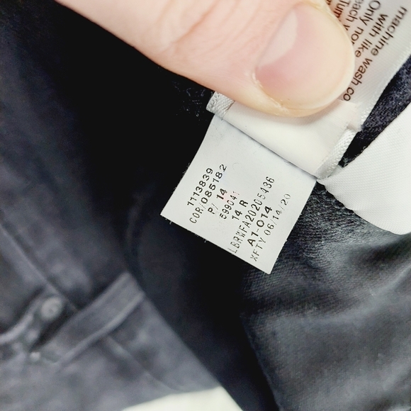 Lane Bryant High Rise Girlfriend Straight Jeans Womens Black Cotton Denim P1291 - Picture 8 of 9